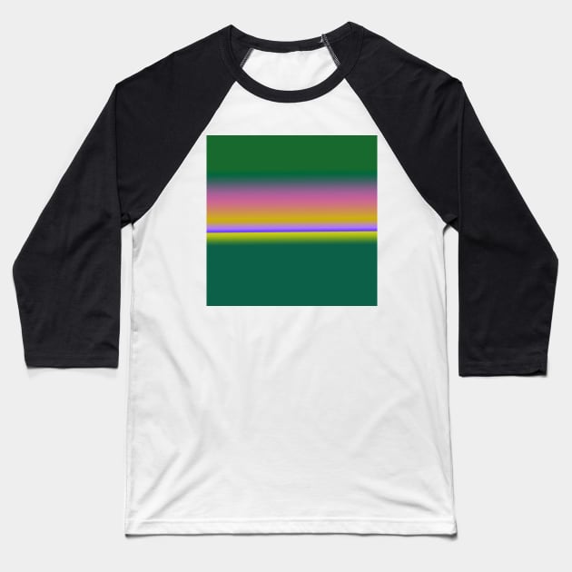 green pink yellow texture art Baseball T-Shirt by Artistic_st